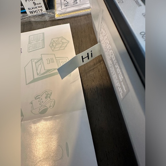 Casio KL-120 Label Maker 6mm Thermal Transfer comes with an extra new cartridge - Picture 4 of 9